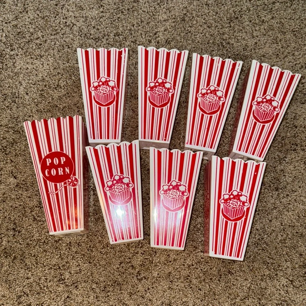 Red Popcorn Boxes for Parties